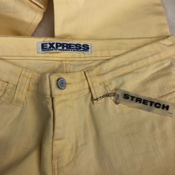Express Precision Fit  Rolled Hemmed Jeans - Picture 3 of 4